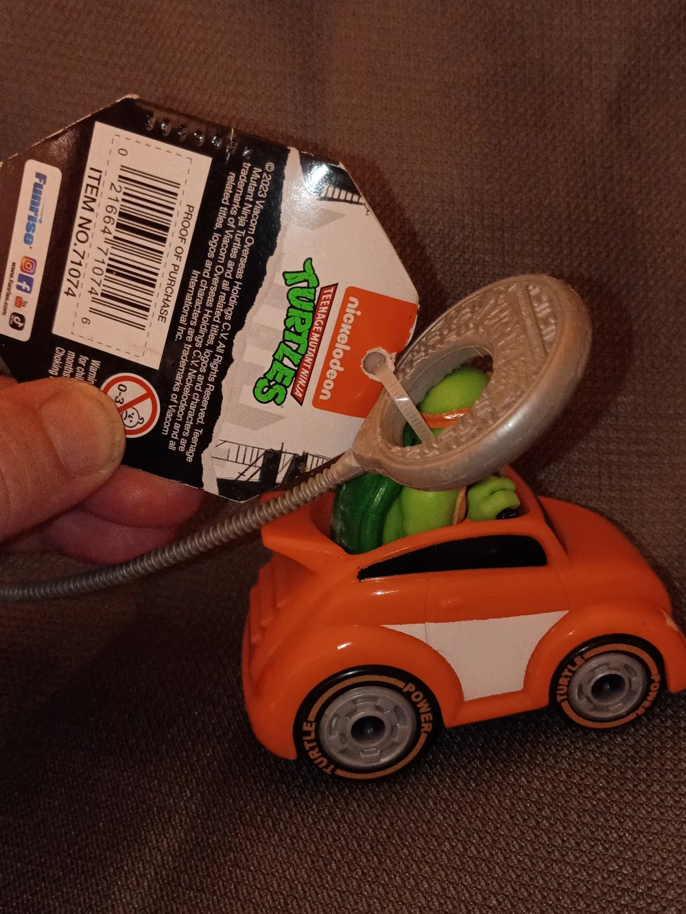 Teenage Mutant Ninja Turtles NWT Rad Rip Racers Michelangelo Figure